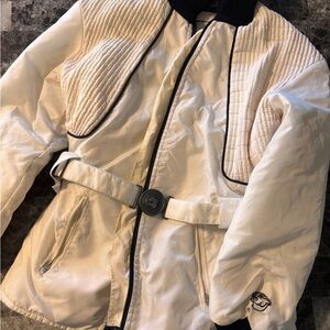 Vintage Cream Ski & Snow Jacket